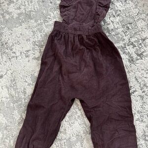 Jamie Kay Plum Corduroy Jumpsuit